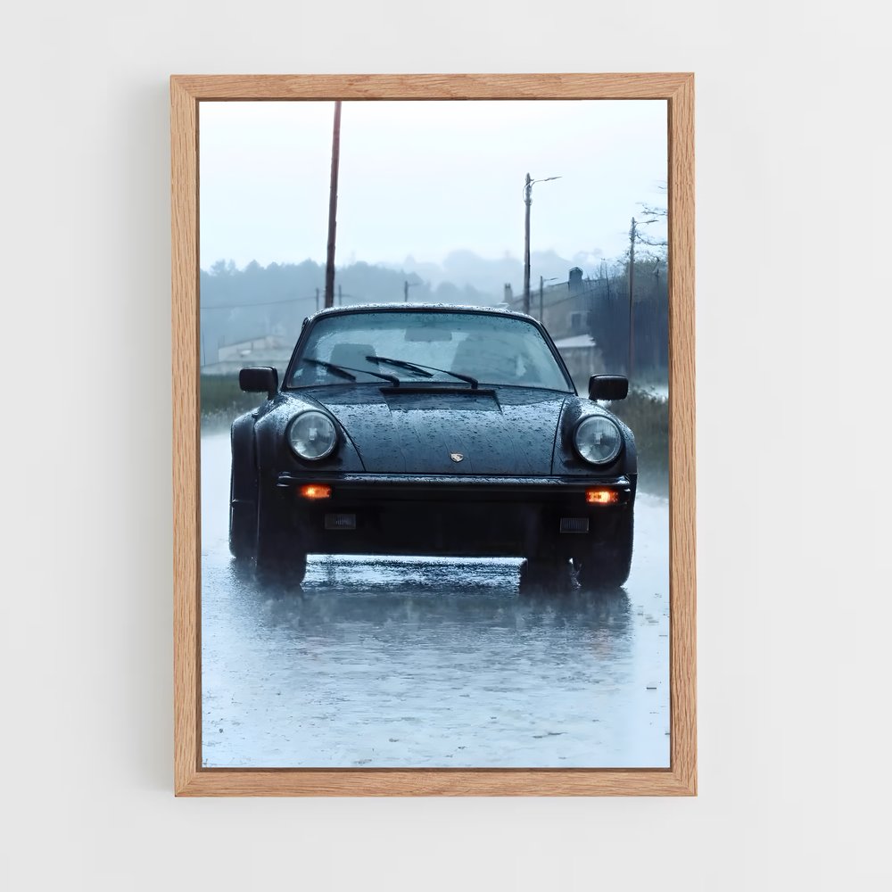 Poster Hydro Drift – affiche Porsche (vue 4)